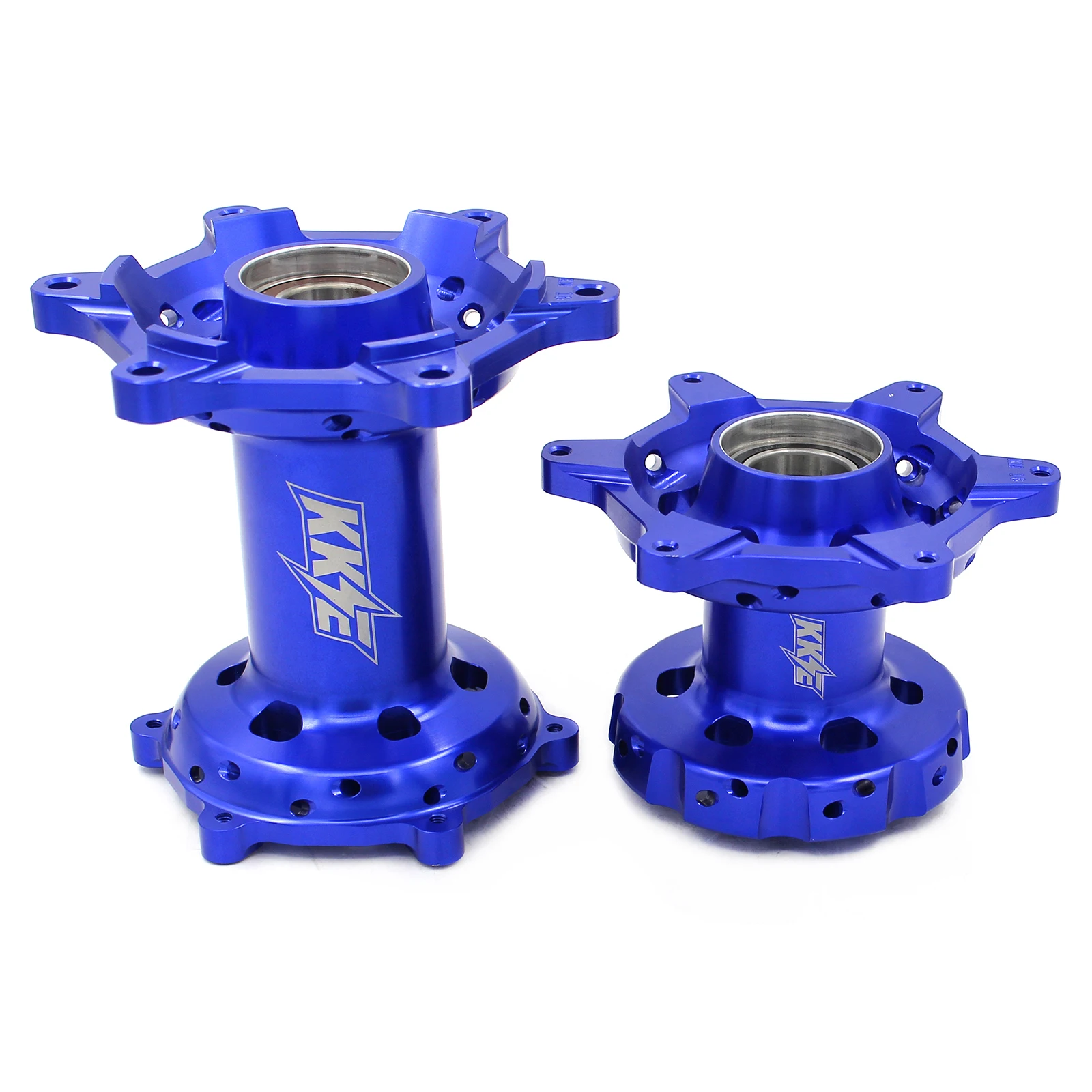
KKE Motorcycle Aluminium Alloy CNC Machined Hub Set Compatible with KTM EXC 125 SXF 350 XC-F 450 Orange Or Blue 
