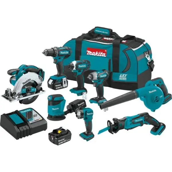 
Complete new Makitas XT1500 18-Volt LXT Lithium-Ion Cordless 15-Piece Combo Kit drill for cheap price. 