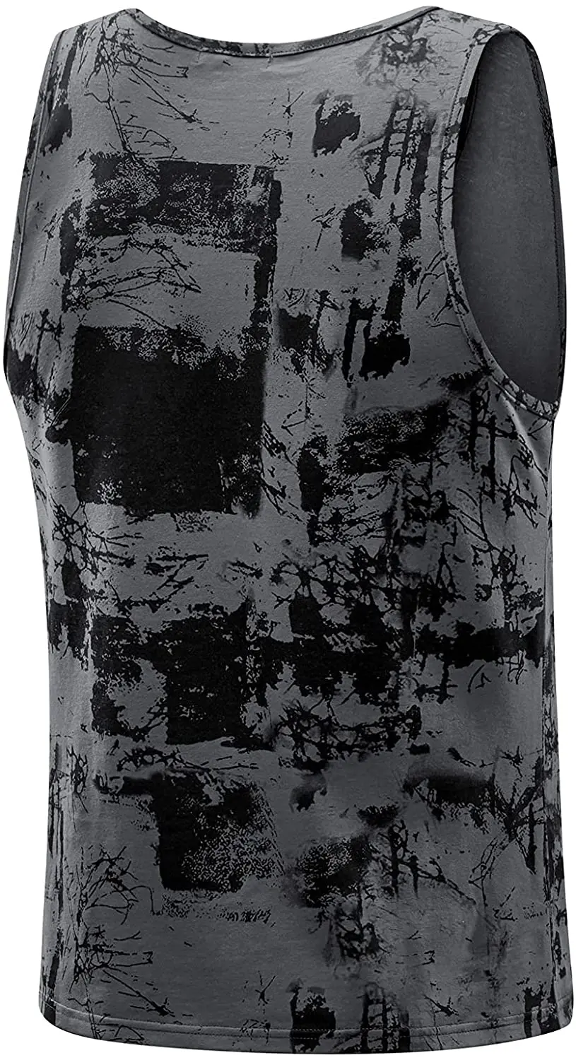 Summer 3D new sublimation tank top vest for men sports custom fitness tank top men wear vest