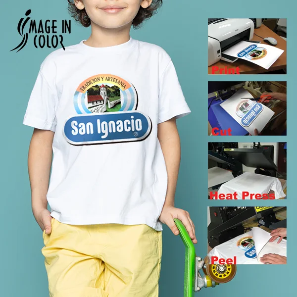 A4 Inkjet Heat Transfer Paper Light Color Fabric For T Shirts