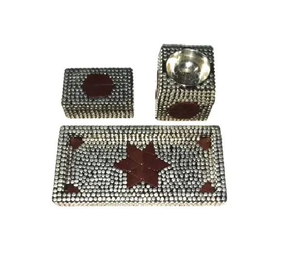 Trending Tray Box Incense Burner Set Wood Metal For home Decorative Arabic Mubkhar Wooden Tray Ramadan Gift For Muslim Eid Decor