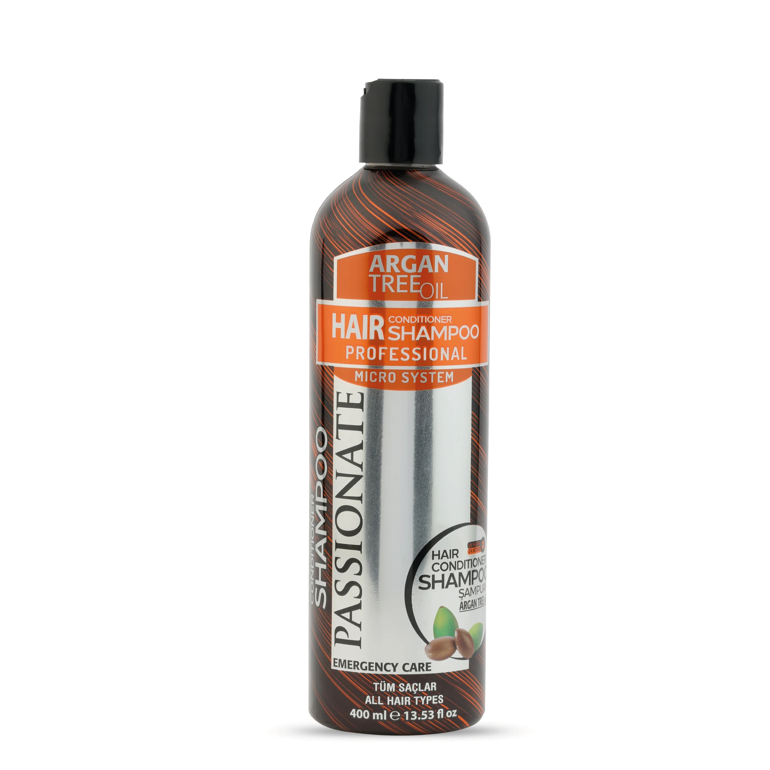 Passionate 2in1shampoo 400 ml Moroccan Argan Oil Based Shampoo For All Hair Types