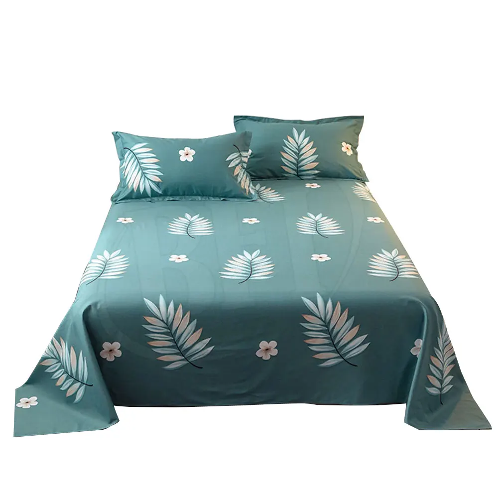 3 Piece Sale Bed Sheet Made In 100% Cotton Bed Sheet With Best Printing