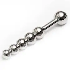 Hot Selling Bondage Adult Toys Steel Anal Dildos Balls Ended