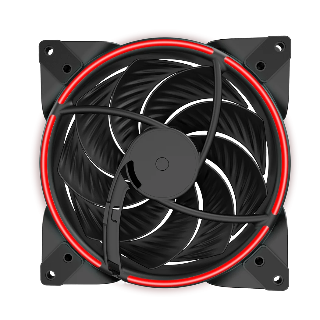 PcCooler прямые продажи с фабрики ~ 140 мм охлаждающий вентилятор корпуса ПК корпус вентилятора компьютерных игр 4Pin ARGB процессорный кулер