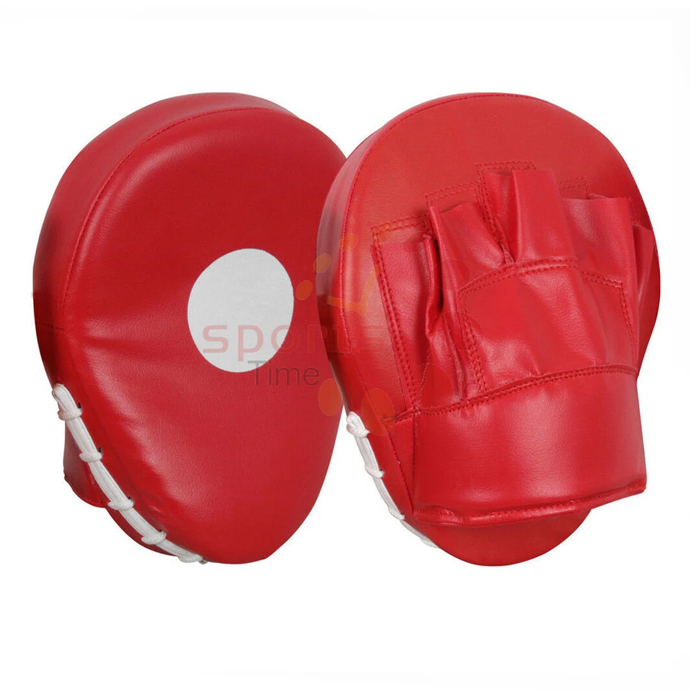 Custom Best Printed Logo Design Unisex Kick Boxing Focus Target MMA Training Focus Mitt Handmade Punching Pad Boxing Bags Pads