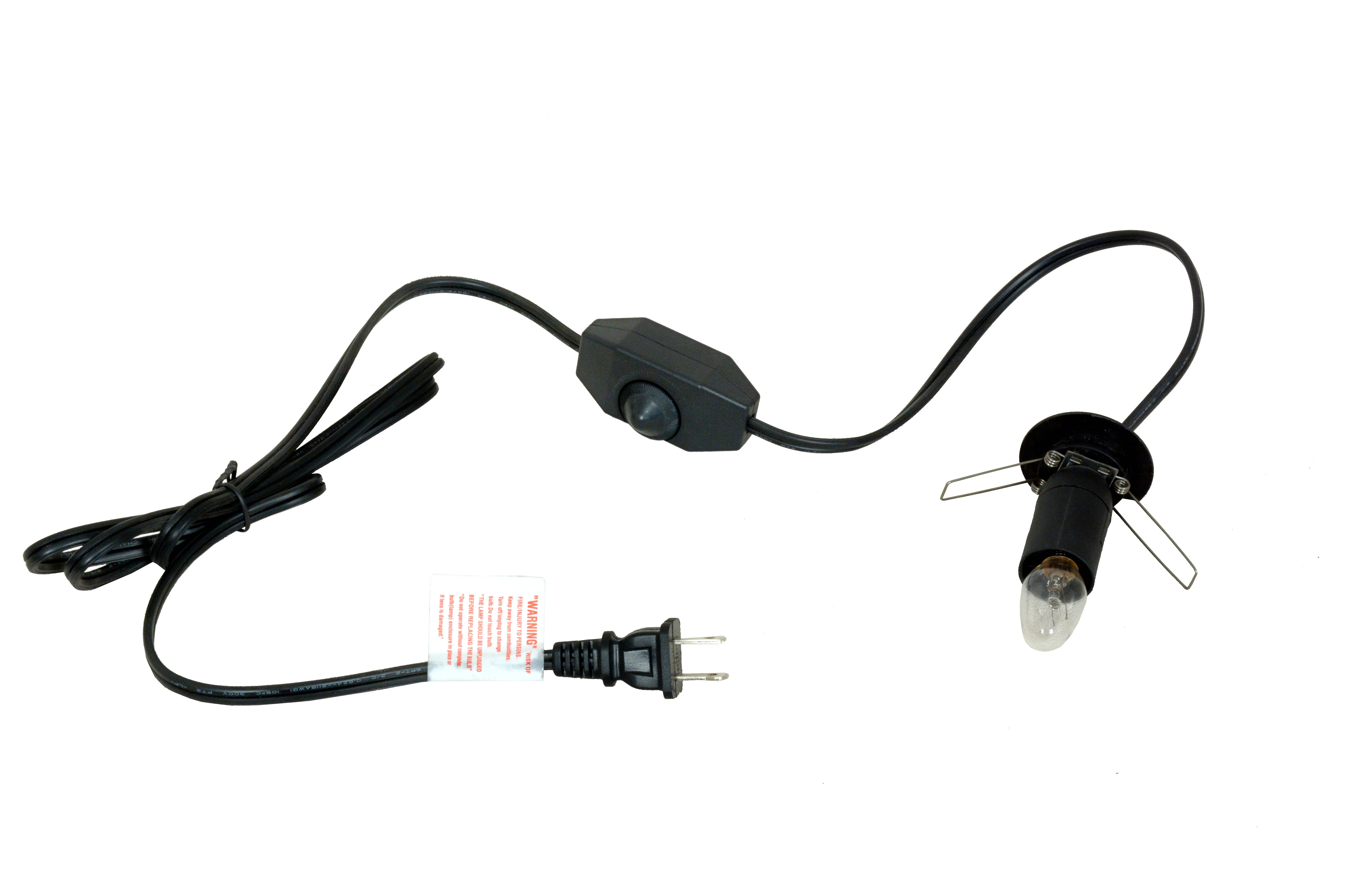 
Pink Salt Lamp with dimmer cord and bulb 