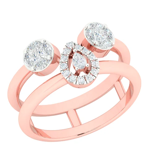 Кольцо с муассанитом, бесцветное бриллиантовое кольцо с уникальным дизайном ручной работы, сертифицированное по низкой цене, доставка по всему миру