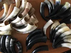 High quality hand finished natural Viking Drinking Horn and mugs