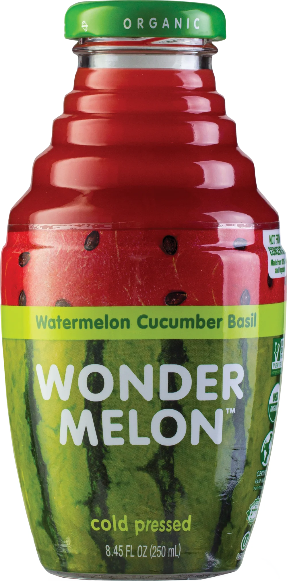 Сок чудо-дыни, базилик и огурец