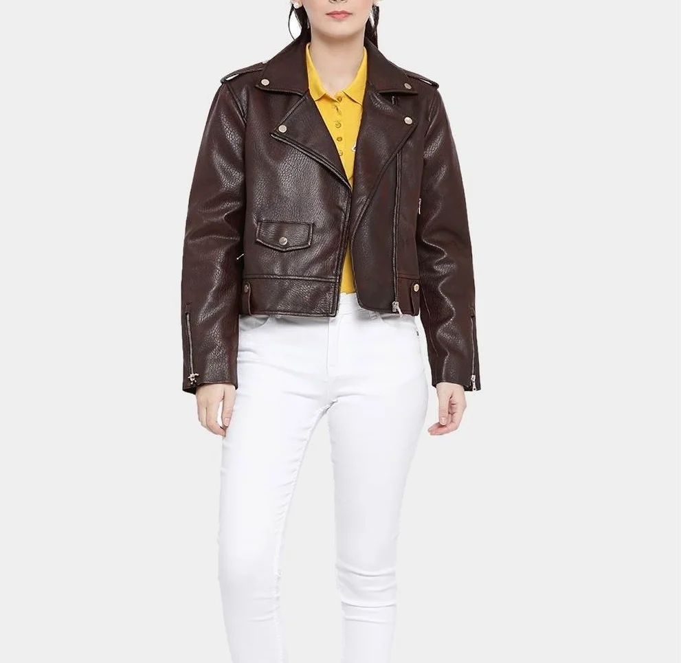 2023 Arrival Leather Jacket for Women Available in All Color 100% PURE LEATHER Customize your Own LOGO and LABEL