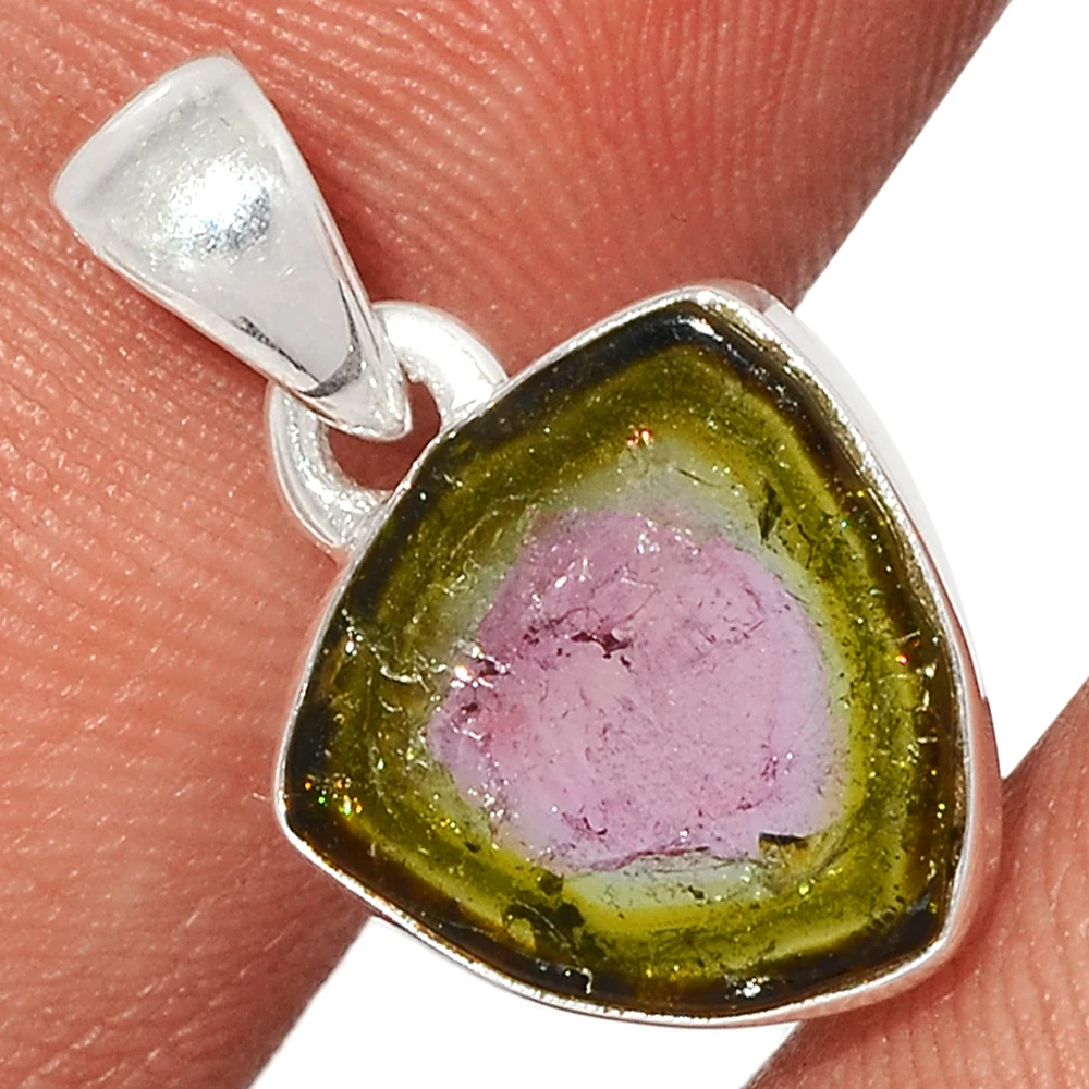 Редкий Натуральный арбуз турмалин био-кусочек драгоценных камней 5 звезд