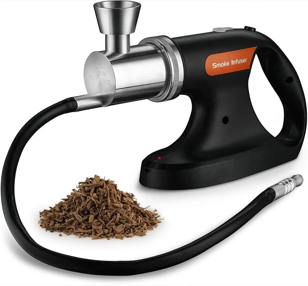 Портативный Ручной пистолет для холодного курения, электрический пистолет для приготовления еды и напитков, коктейлей, коптильня, инфузор, мясо