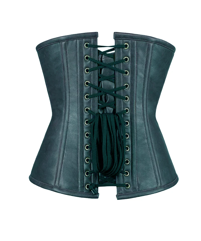 Glamorstar Corset Belt for Women Wide Elastic Tied Waspie Belts Laceup Leather Waist Belts for Women Dresses