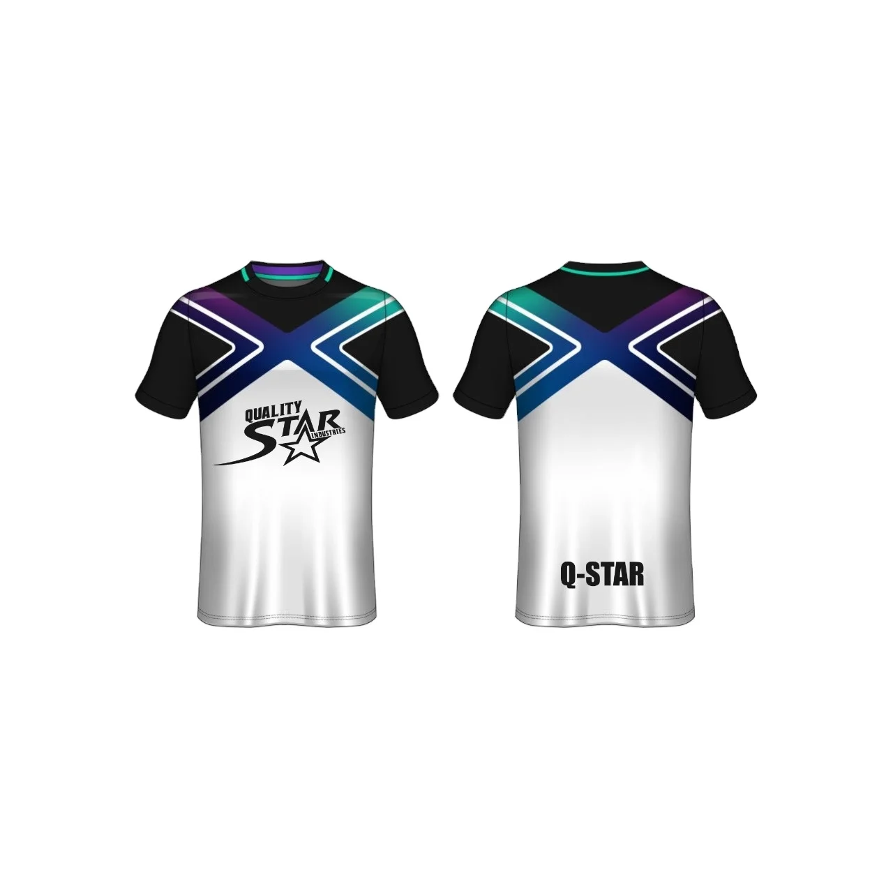 Slim Fit T-Shirt Customized Logo Designs Polyester Spandex Fabric Short Sleeve O-Neck High Quality Unisex T-Shirts