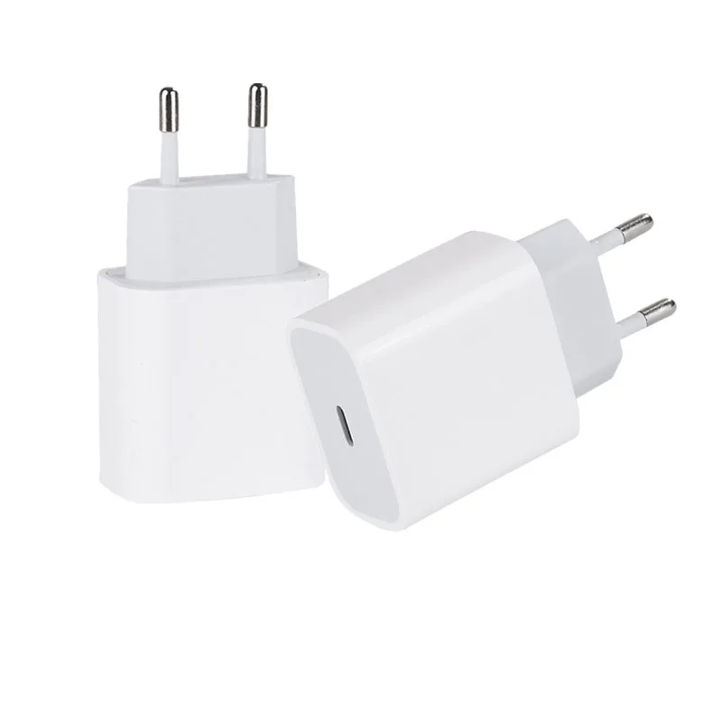 
 Высококачественное Сетевое зарядное устройство 18 Вт с разъемом типа C для ЕС, адаптер для быстрой зарядки, настенное зарядное устройство для мобильного телефона  