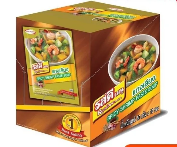 Ajinomoto Rosdee Spicy Shrimp Paste Flavor Soup 50G.