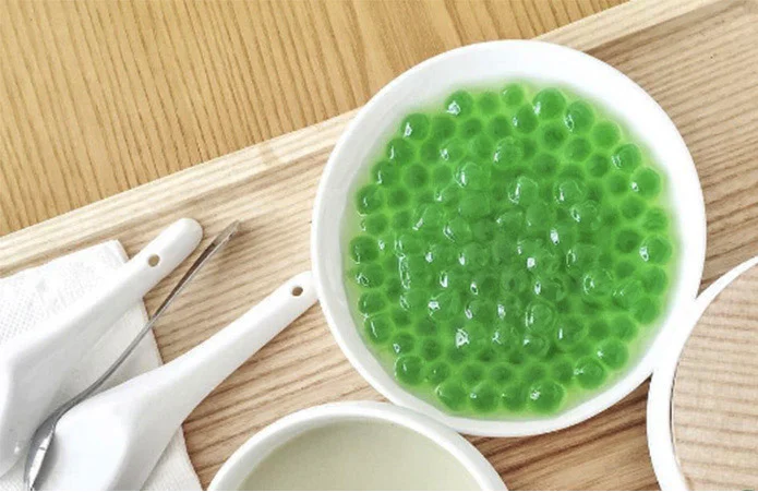 New Grade Tapioca Pearl (Pandan Leaf) For Cooking Cake Ingredients Green Boba Powder 400g From Thailand with Top Quality