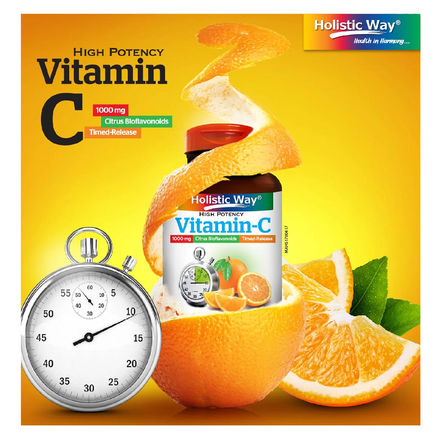 Канадское производство, медицинская добавка, высокое качество, 100 Caplets, комплексный способ, высокая потенция, витамин-C, 1000 мг, таймер выпуска