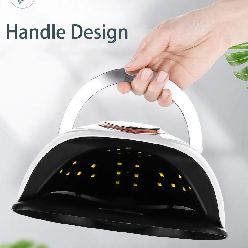 Portable 168w UV Light For Nails Professional 36 Beads Fast Curing Nail Dryer 4 Timers Auto Sensor UV Led Nail Lamp