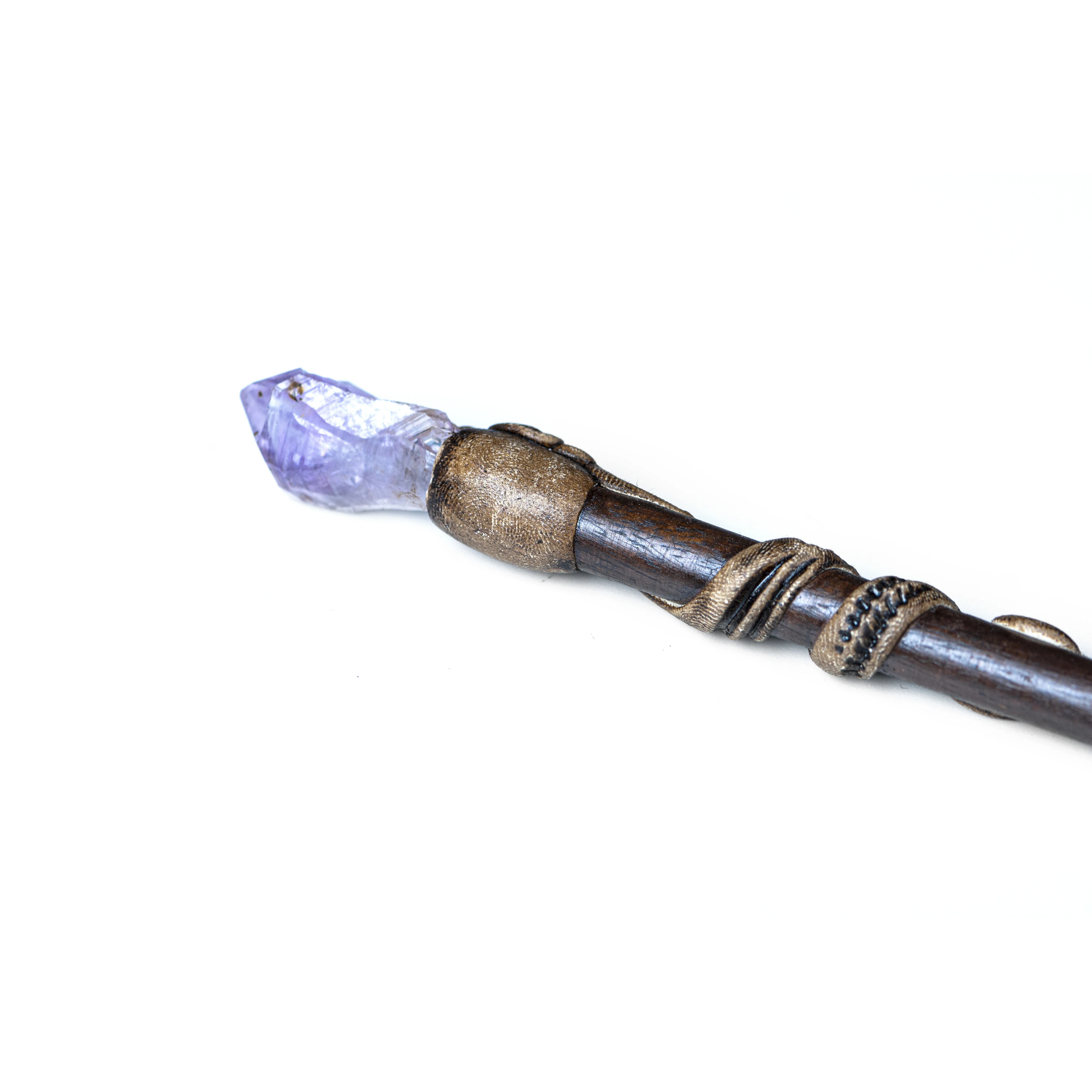 Amethyst Stone Hair Jewelry Accessories Acetate Chopstick Vintage Hair Stick Women Girls Long Hair Stick