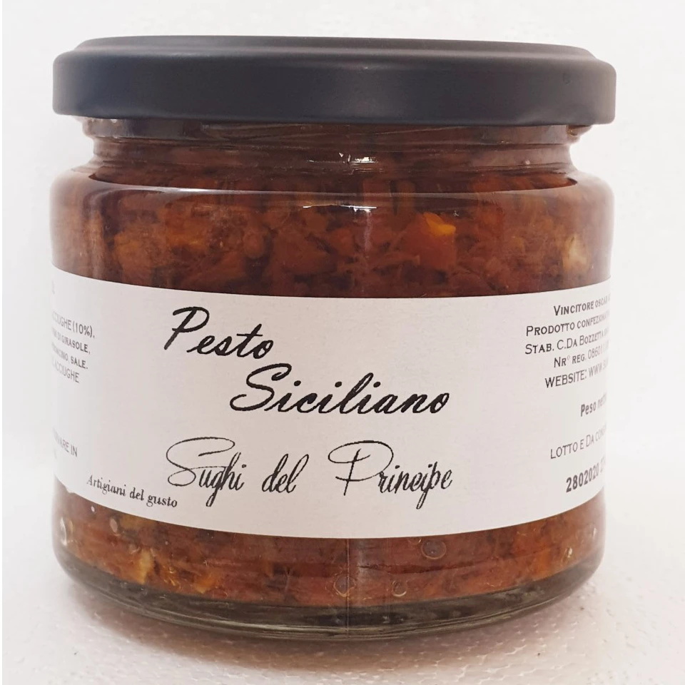 Premium Sicilian Pesto Sauce for Pasta | 100% Made in Italy