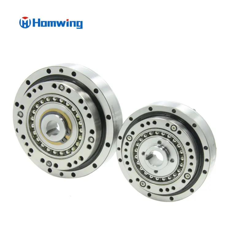 High Precision Speed Ratio 50 Flat Strain Wave Robot Iron Casting Harmonic Drive Reducer
