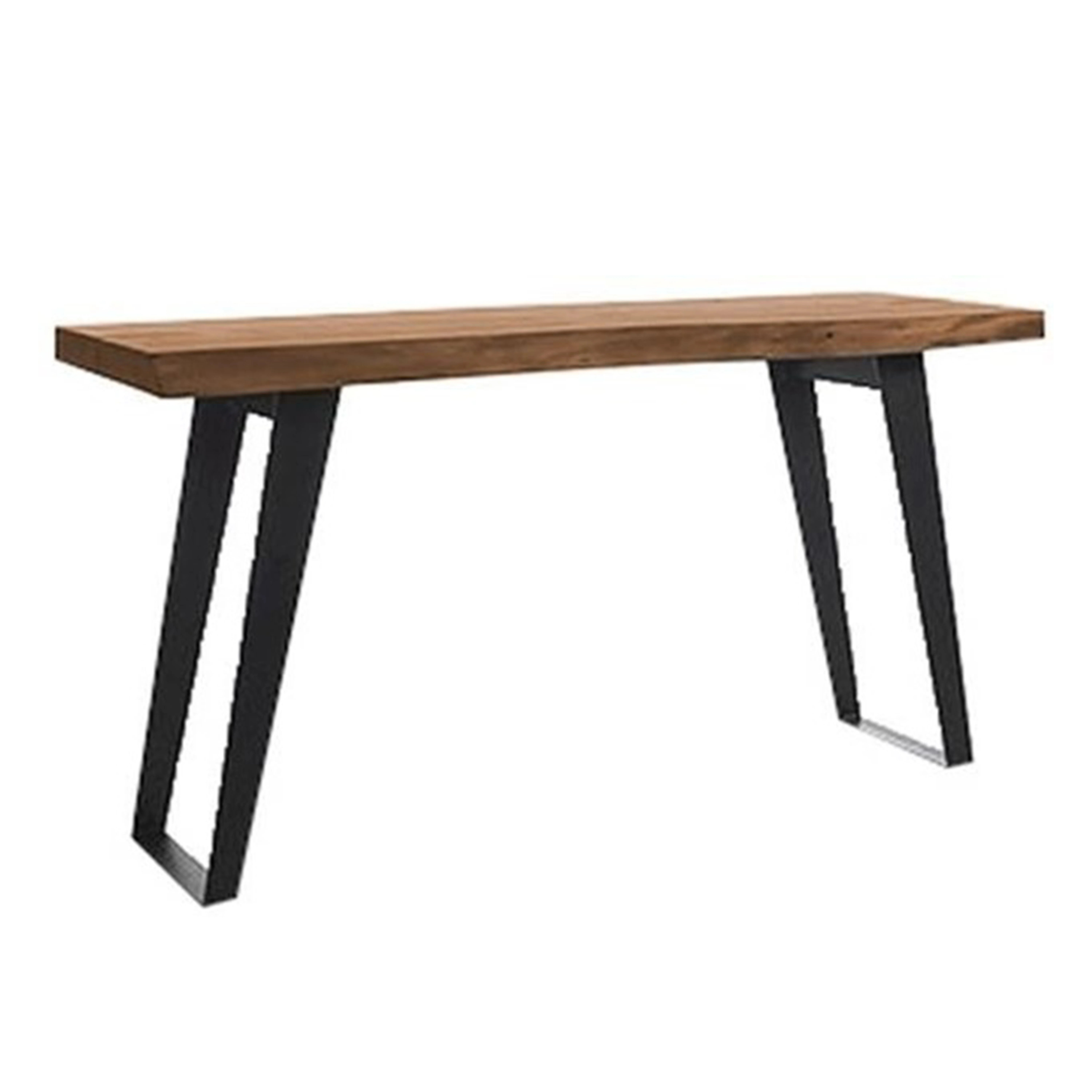 High Quality Massive Wood Iron legs Square Console Table For Home Furniture OEM Services
