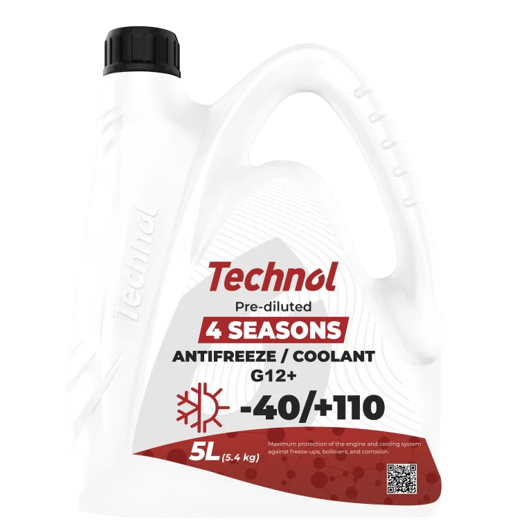 Technol 4 SEASONS ANTIFREEZE / COOLANT RED G12+ - 5L