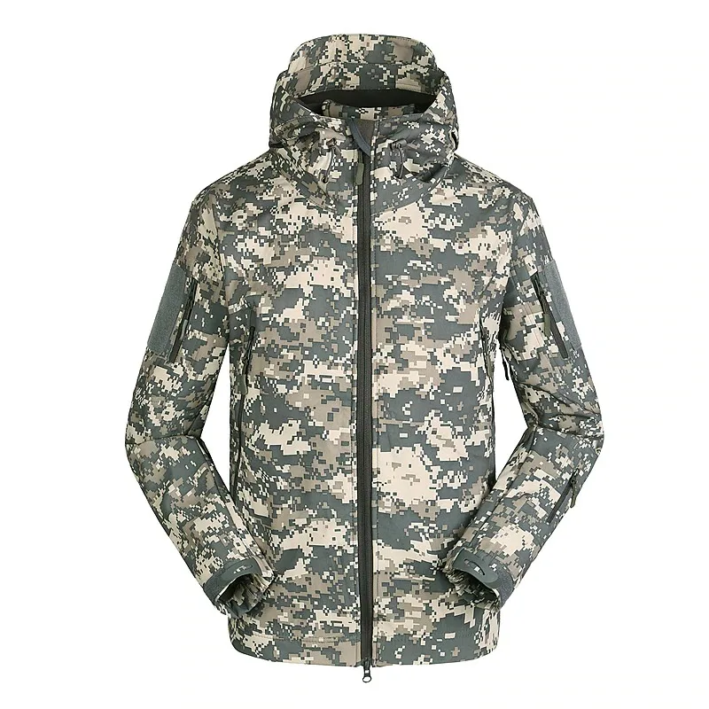 2021 Custom Tactical Jacket Men Waterproof Coat Softshell Jacket Camouflage Military Clothing Military Uniform for Military