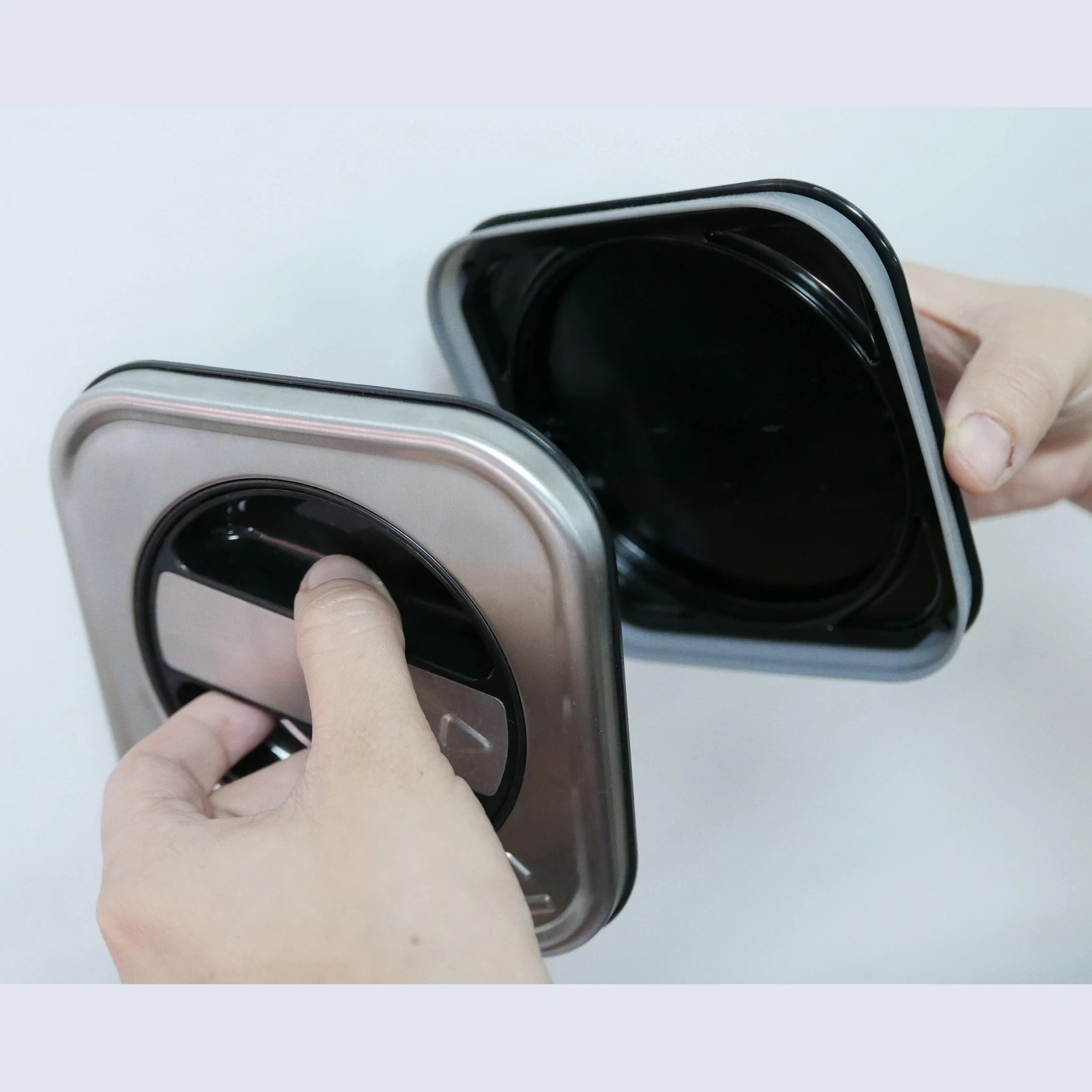 4 Sizes Easy-to-Clean Smart Seal Food Storage Canister Plastic Cereal Storage Packing Airtight Dry Food Storage Container Set