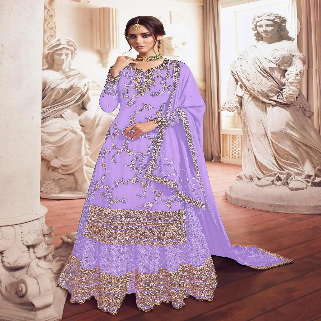 DESIGNER HEAVY GEORGETTE SUIT