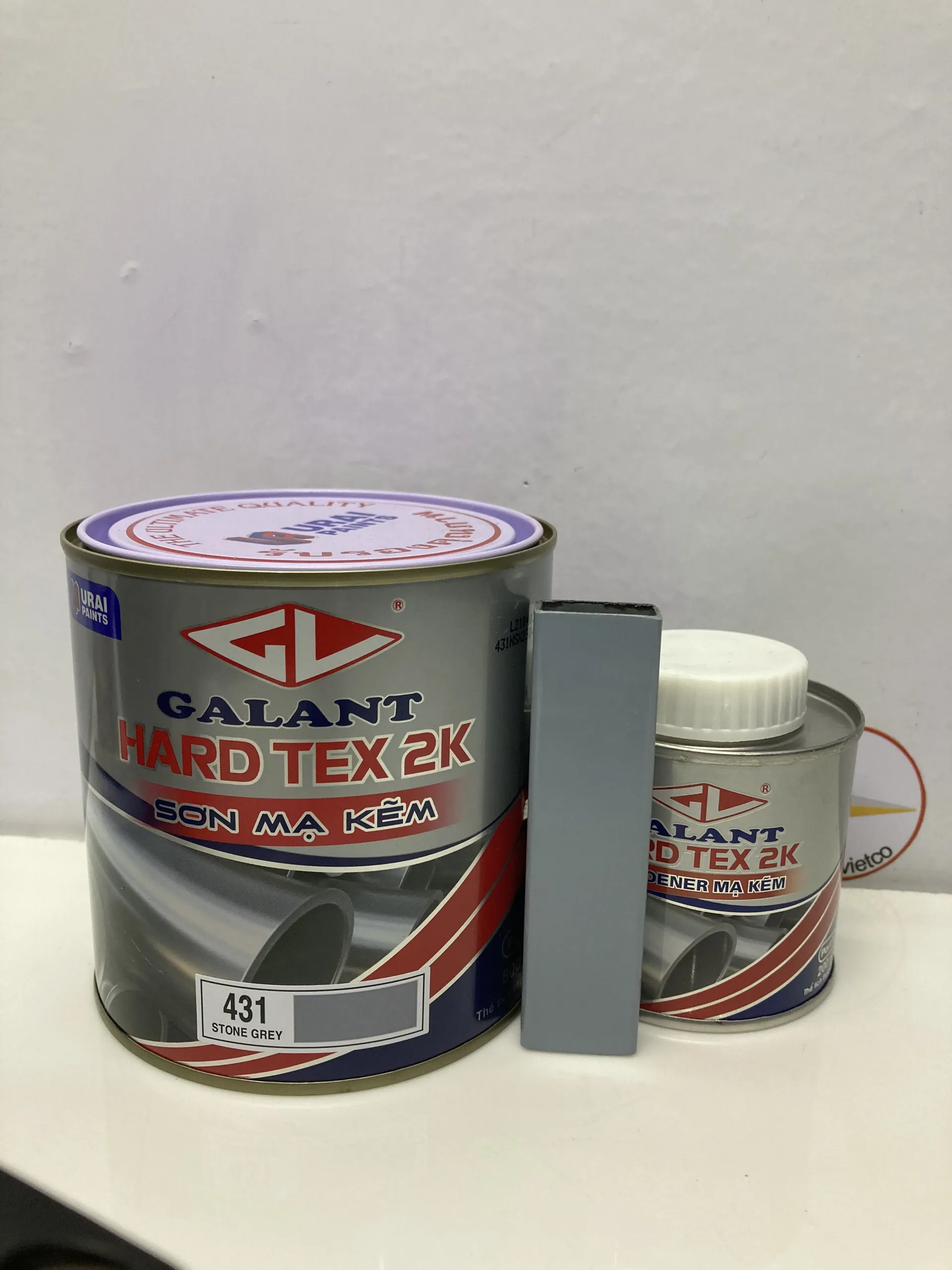 
Grey Stone 431 for Zinc Alloy and Wood Surfaces Galant Hard Tex 2k Best Paint for Galvanized Metal Epoxy Liquid Coating 24month 
