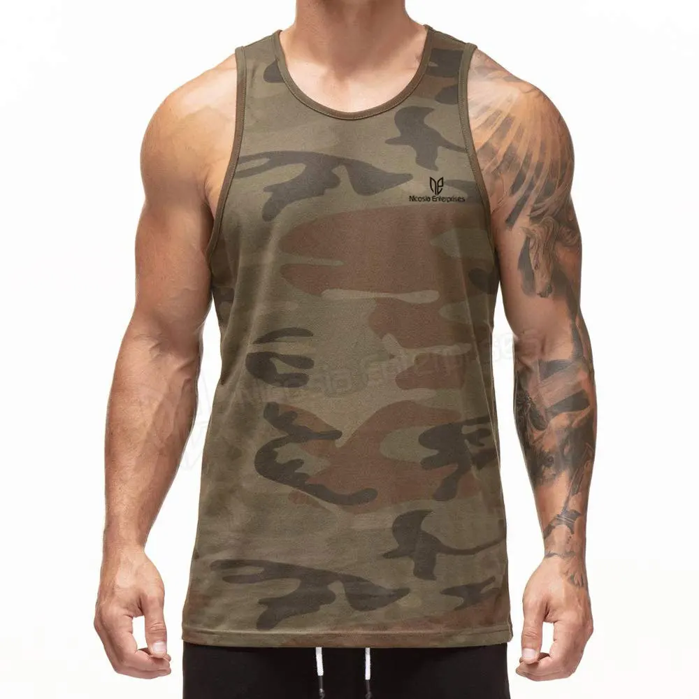 Men Training Wear Stringer Vest Sports Knitted Fitness Vest