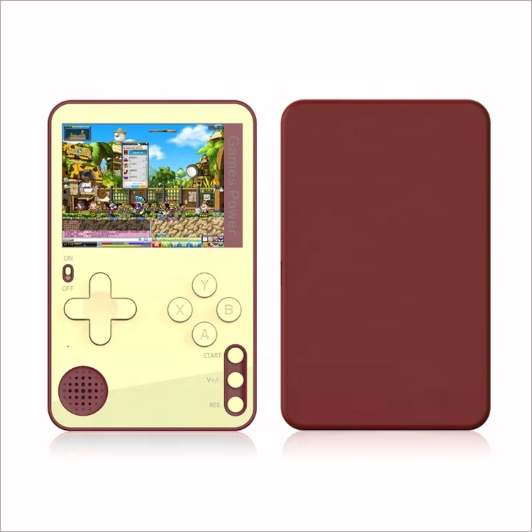 2021 Супер тонкая портативная игровая консоль игровой плеер встроенный в 500 игр ретро видео утешение для детей подарок