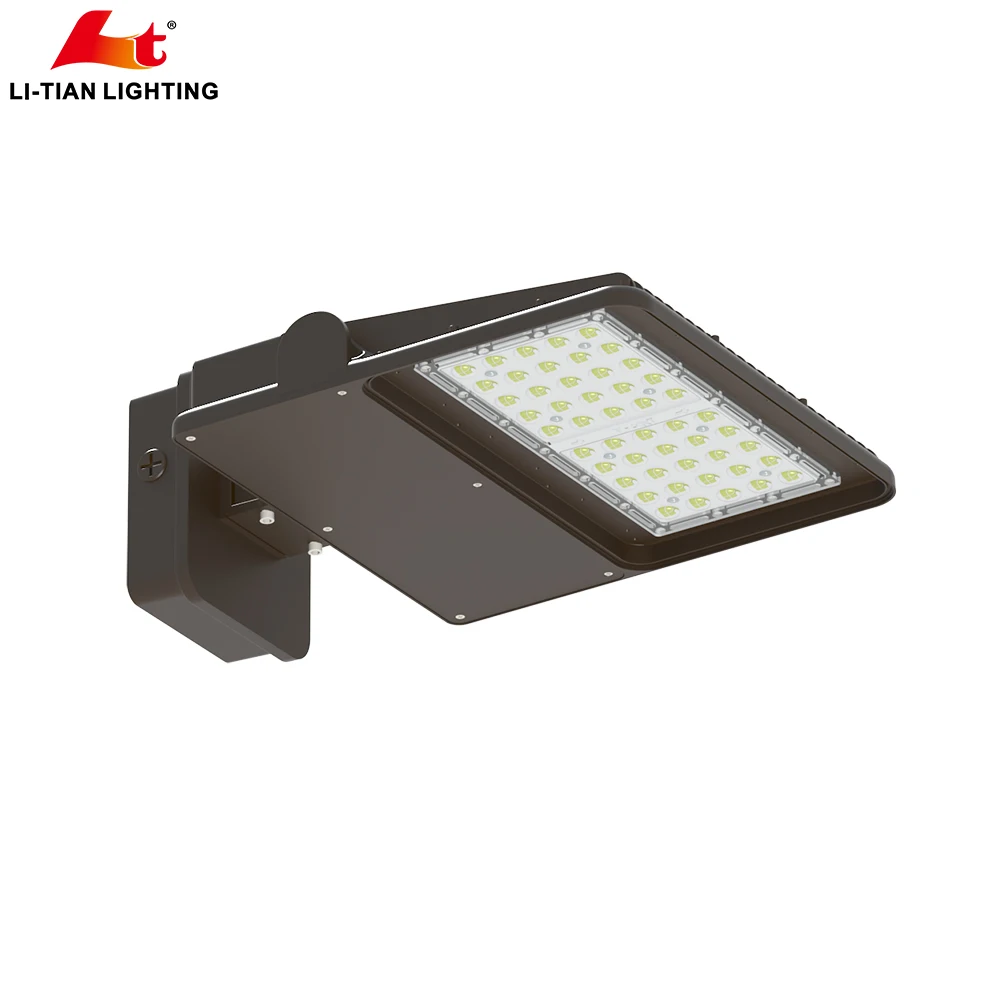 200W Outdoor LED Street Area Lights 5000K 26000 Lm Dusk Dawn Aluminum Body Slip Fitter AC Power Supply IP65 Rating Road