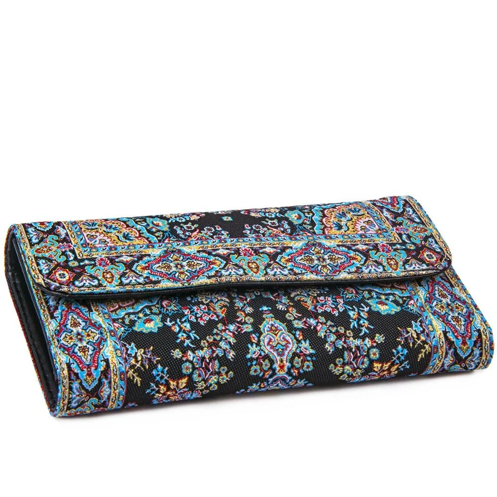Turkish Carpet Designed  Woven Lady  Wallet & Purse