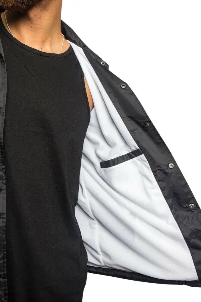 custom embroidered windbreakers lightweight waterproof coaches jackets custom nylon rain custom jacket