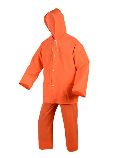 
Hot sale disposable raincoat pvc suit for men 