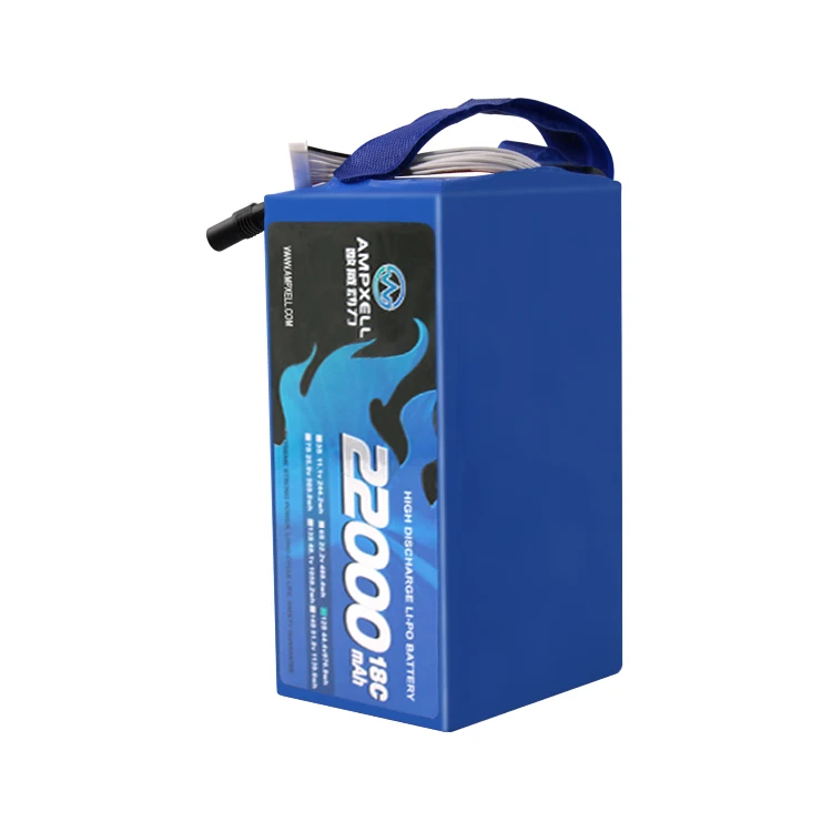 AMPXELL 22000mah 51,8 v 14s 15C lipo сельскохозяйственный Дрон с аккумуляторным опрыскивателем