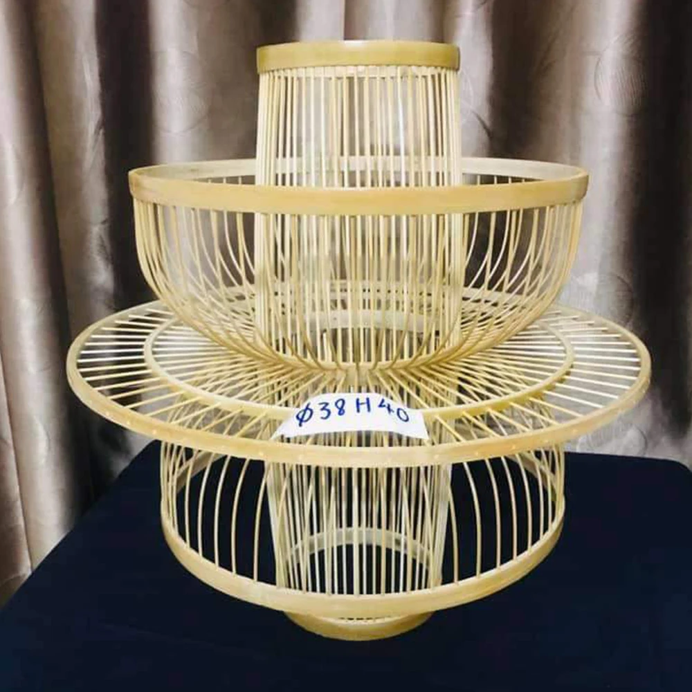 Rattan Lampshade Fast Delivery Luxury Home Decor Handicraft Custom Design Vietnam Manufacturer