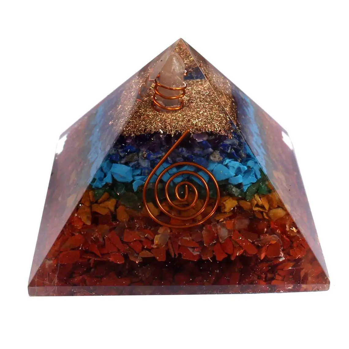 Пирамида семь чакр ОРГОН | 7 Чакр оргонит