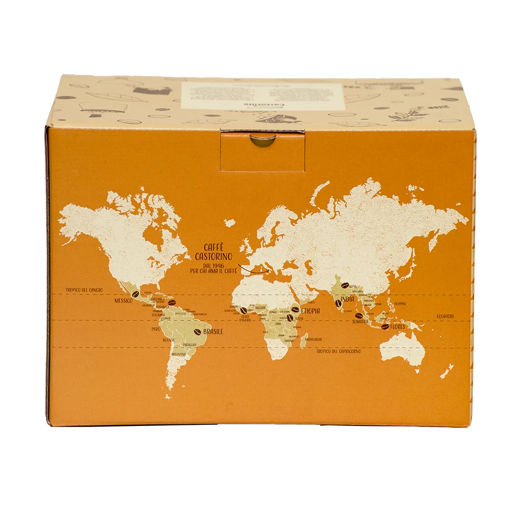 Высококачественные капсулы золотой Арабика Итальянский кофе кофейник Castorino lavaza совместим с 50 штук