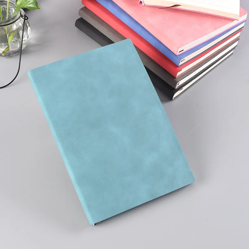 
Custom Logo Cheap A5 A6 Business Planner Diary Embossed Pu Leather Notebook 