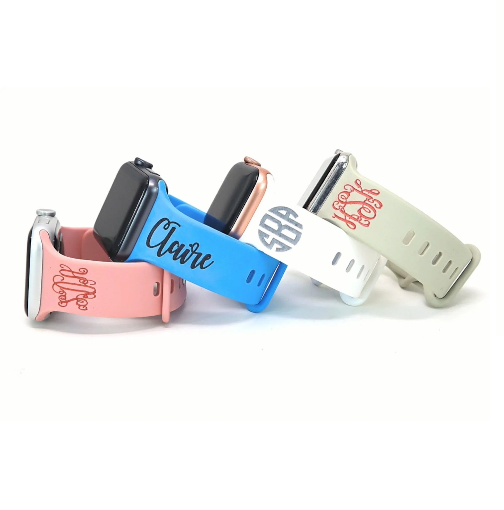 Personalized Silicone Band for Apple Watch