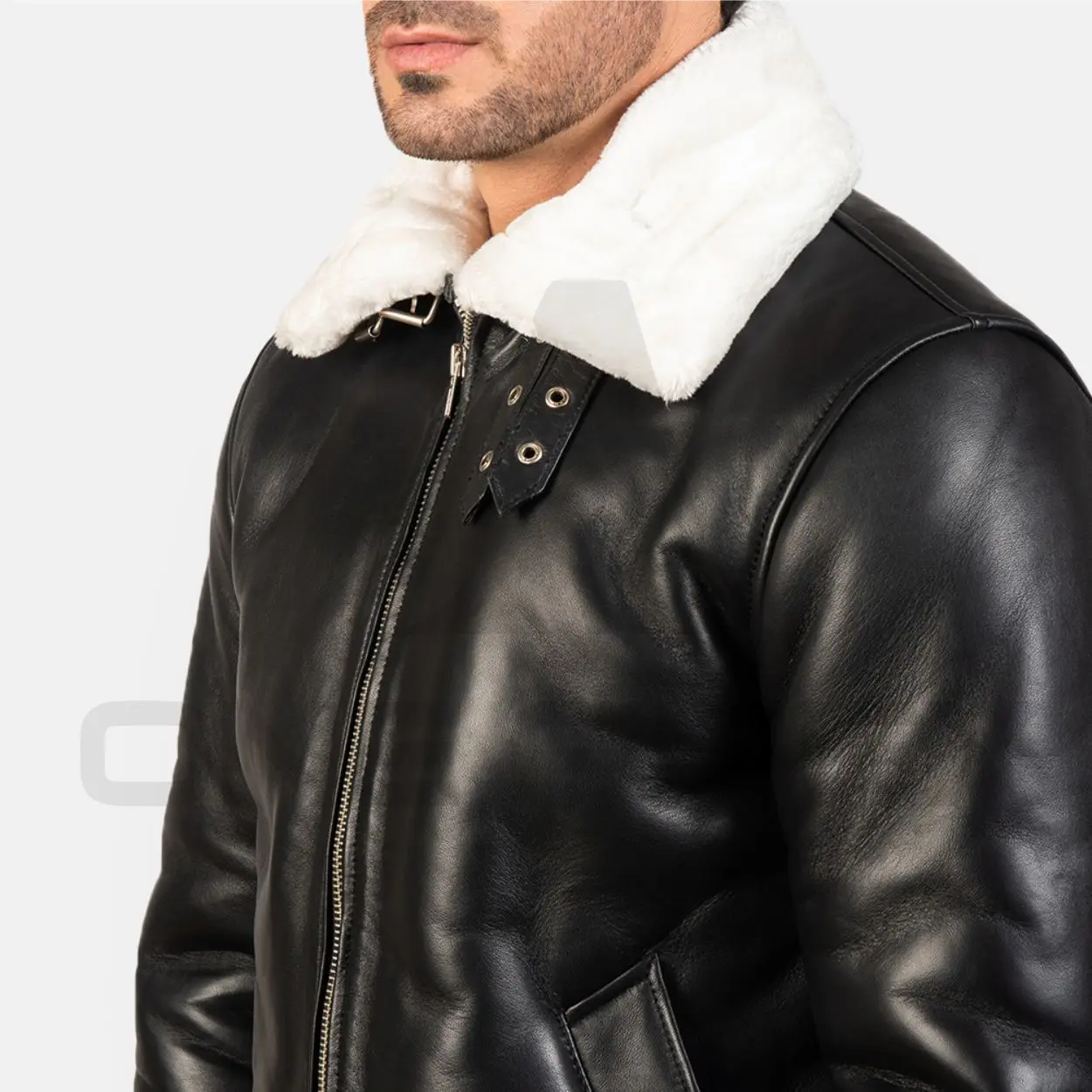 Men new fashion real sheep leather jackets with real wool fur inside lining fall winter casual outwear by One Apex