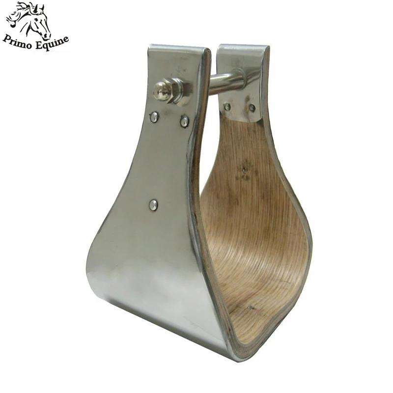 Stirrups 4 Wide Stainless Steel Metal Hand Bound Best Quality Safety Horse Riding Stirrups