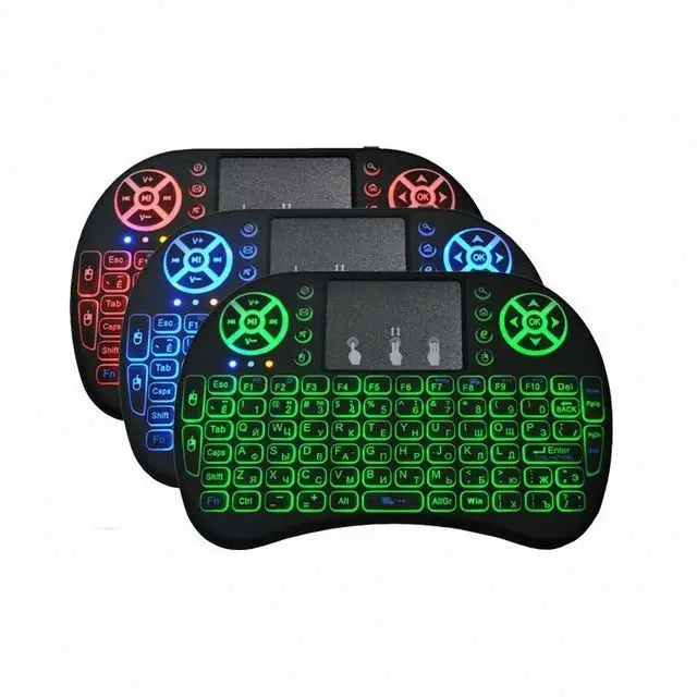 Air Mouse I8 Mini Беспроводная клавиатура 2 4G с сенсорной