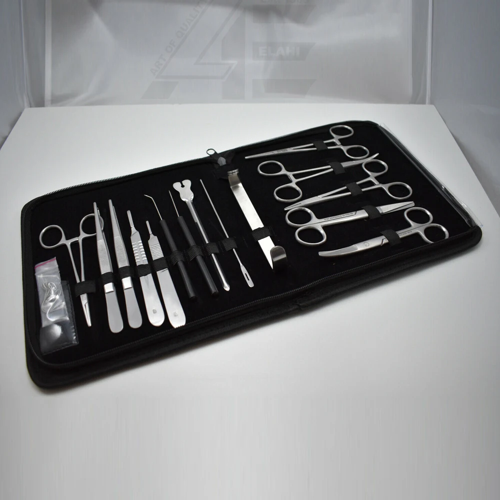 DISSECTING KIT 16 PIECE HOT SELL STUDENT ANATOMY INSTRUMENTS MEDICAL SURGICAL LAB 2024 GERMAN STAINLESS STEEL 2020
