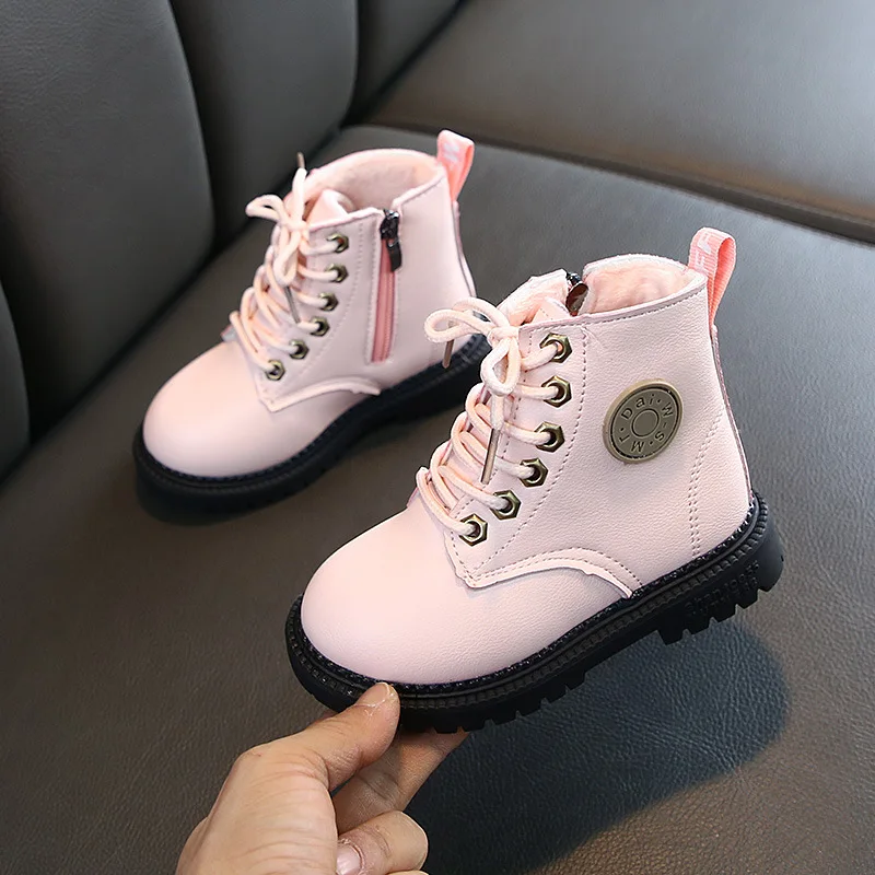 Fashion kids girl boots wholesale British style Autumn&winter in bulk